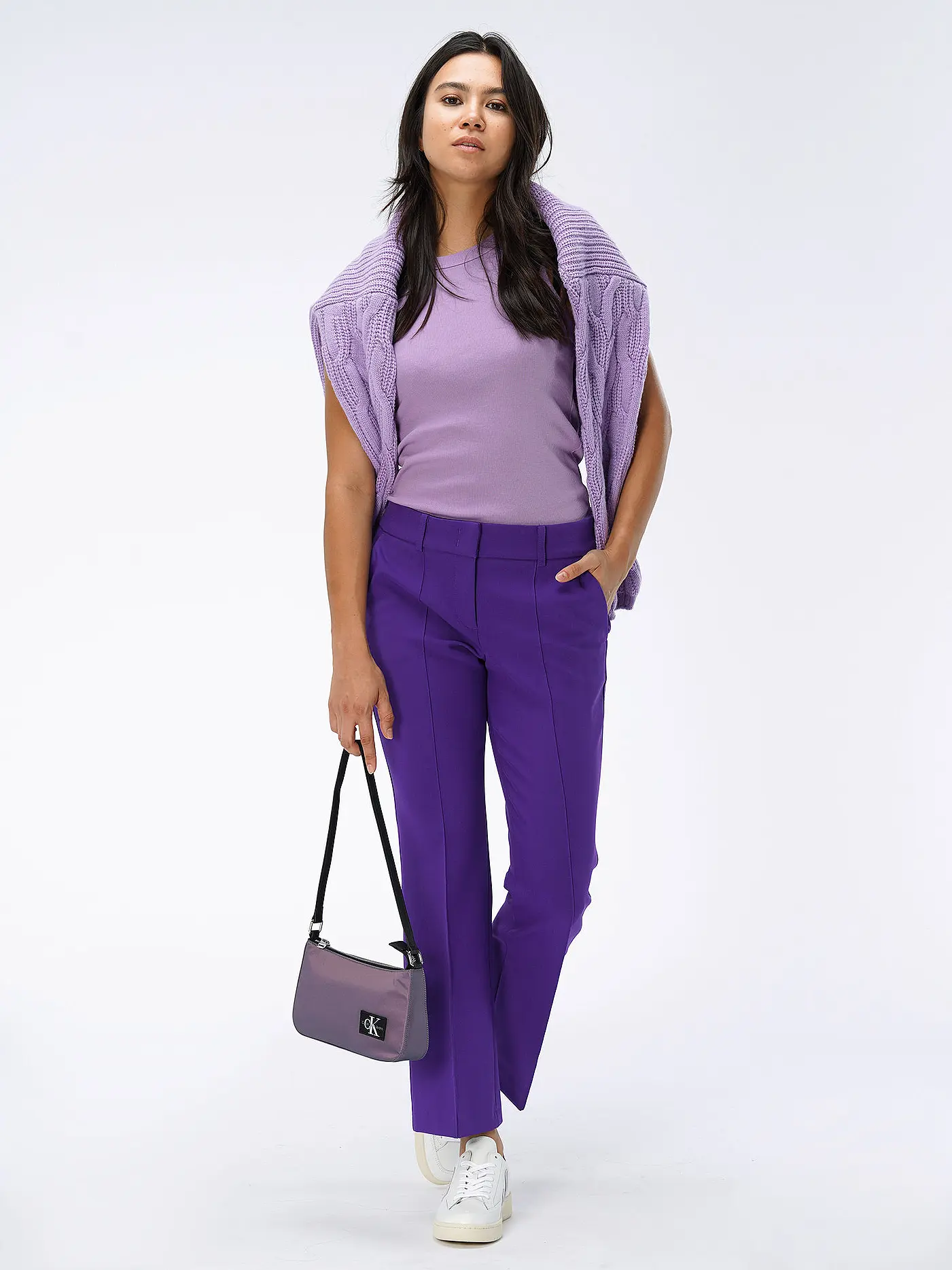 CAMBIO | Hose Flared Fit FAHRA | lila